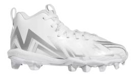 Chuteira de Futebol Americano Adidas Freak Spark Branca e Prata