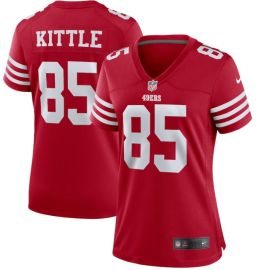 Camisa De Futebol Americano NFL 49ers - George Kittle - Feminina