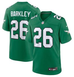 Camisa De Futebol Americano NFL Eagles - Barkley - Masculina Adulto E Infantil