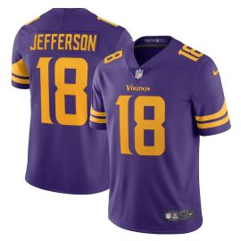 Camisa De Futebol Americano NFL Vikings - Justin Jefferson - Masculina Adulto E Infantil
