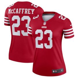 Camisa De Futebol Americano NFL 49ers - McCaffrey - Feminina