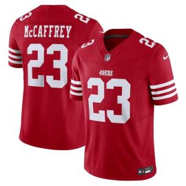 Camisa De Futebol Americano NFL 49ers - McCaffrey - Masculina Adulto E Infantil