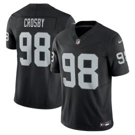 Camisa De Futebol Americano NFL Raiders - Crosby - Masculina Adulto E Infantil