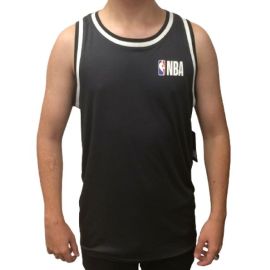 Camiseta Regata NBA Preta e Branca - Masculina