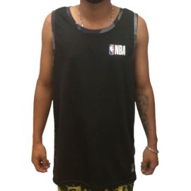 Camiseta Regata NBA Preta e Camuflada - Masculina
