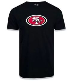 Camiseta NFL San Francisco 49ers Big Logo Preta New Era