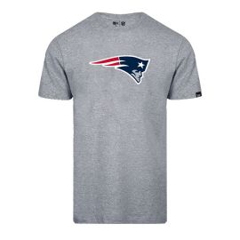 Camiseta NFL New England Patriots Big Logo Cinza New Era