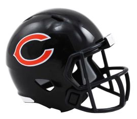 Mini Capacete de Bolso NFL Bears- Modelo Riddell Speed