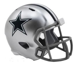 Mini Capacete de Bolso NFL Cowboys - Modelo Riddell Speed