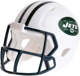 Mini Capacete de Bolso NFL Jets - Modelo Riddell Speed