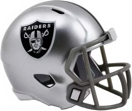 Mini Capacete de Bolso NFL Raiders - Modelo Riddell Speed