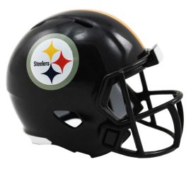 Mini Capacete de Bolso NFL Steelers - Modelo Riddell Speed