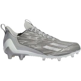Chuteira de Futebol Americano Adidas Adizero Grafite e Prata 