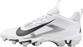 Chuteira de Futebol americano Nike Alpha Menace 4 Shark Branco e Cinza