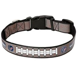 Coleira NFL para Cachorro e Animais de Estimação Refletiva – Houston Texans