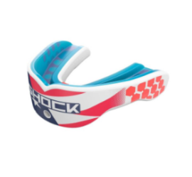 Protetor Bucal Shock Doctor Gel Max Power-Adulto-Bandeira EUA