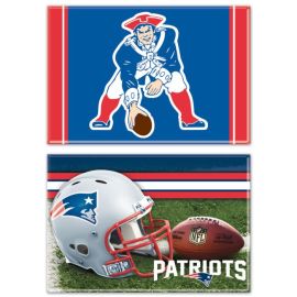 Imã Decorativo Retangular NFL – New England Patriots