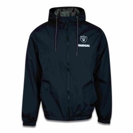Jaqueta Corta Vento NFL Las Vegas Raiders Preta New Era – Masculina