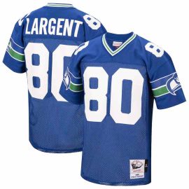Camisa De Futebol Americano NFL Seahawks - Largent – Azul e Verde - Modelo Retrô - Masculina Adulto