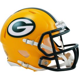 Mini Capacete decorativo Riddell Speed – Green Bay Packers