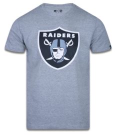 Camiseta NFL Las Vegas Raiders Big Logo Cinza New Era – Masculina