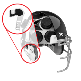 Suporte de almofada jaw pad para capacetes Epic+ e X2E+ da Xenith - 1 par