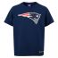 Camiseta NFL - Logo - New England Patriots - Modelo Torcedor - Azul Escuro