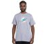 Camiseta NFL - Logo - Miami Dolphins - Modelo Torcedor - Cinza