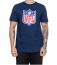 Camiseta - Logo - NFL - Modelo Torcedor - Azul Escuro